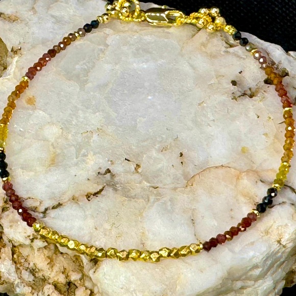 Tundra Sapphire and Vermeil Dainty Bracelet - Picture 9 of 13